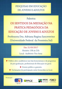 Palestra Jovens e adultos